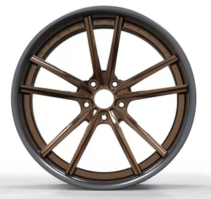 Nuevas llantas de aleación de aluminio forjado HRW PROJECT, totalmente personalizadas, de alta resistencia, tipo Deep Dish, de 18, 19 y 20 pulgadas, 5x114.3, para Durango SRT y Corvette. - Product Image 4