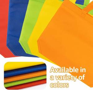 Sacs de courses en tissu réutilisables écologiques recyclés personnalisés en gros, sacs de supermarché à prix avantageux, sacs en tissu non tissé pp - Product Image 4