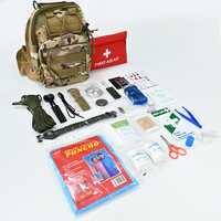 Mochila de Emergencia XUANLAN con Suministros de Primeros Auxilios, Equipo para Pesca y Viajes al Aire Libre