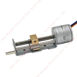 SM2006 12v 20mm dc mini moteur linéaire pm mini moteur pas à pas avec vis et curseur en laiton