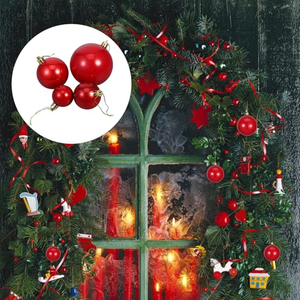 In Stock Xmas <b>Ornament</b> Plastic Christmas Ball 4cm-20cm Shiny Plastic Christmas Ball Bright Plated Christmas Ball <b>Tree</b> <b>Ornaments</b> - Product Image 5