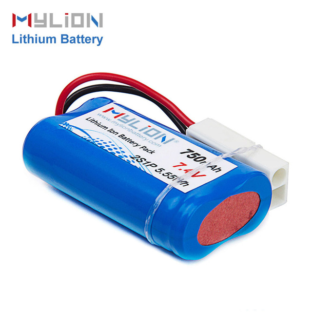 High Performance Rechargeable 14500 2s1p 7.4v 750mAh Lithium Battery Pack for Bluetooth Speakers and Headphones