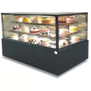 Vetrina Refrigerata Verticale ad Angolo Retto per Bevande, Dolci e Frutta - Congelatore per Torte e Dessert - Product Image 2
