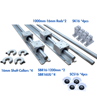 Kit de système de guidage linéaire de routeur CNC bricolage avec rail SBR et arbre