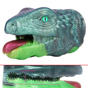 Masturbador Masculino de Silicona con Forma de Lagarto de Fantasía, Juguete Sexual <span class=keywords><strong>para</strong></span> Adultos con Abertura Vaginal Única - Product Image 1