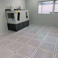 Plancher surélevé en acier perforé antistatique robuste 600x600mm pour centre de données, salle de serveurs