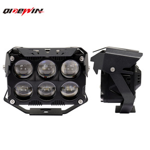 Qideguan Motorcycle <b>Spotlight</b> 6-Bead Double Row Led With Fan Ip67 For Offroad Lighting - Product Image 1