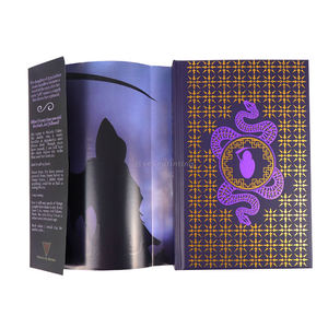 Libros de tapa dura con encuadernación cosida, publicación de novelas, libros personalizados a todo color con impresión de bordes pintados - Product Image 4