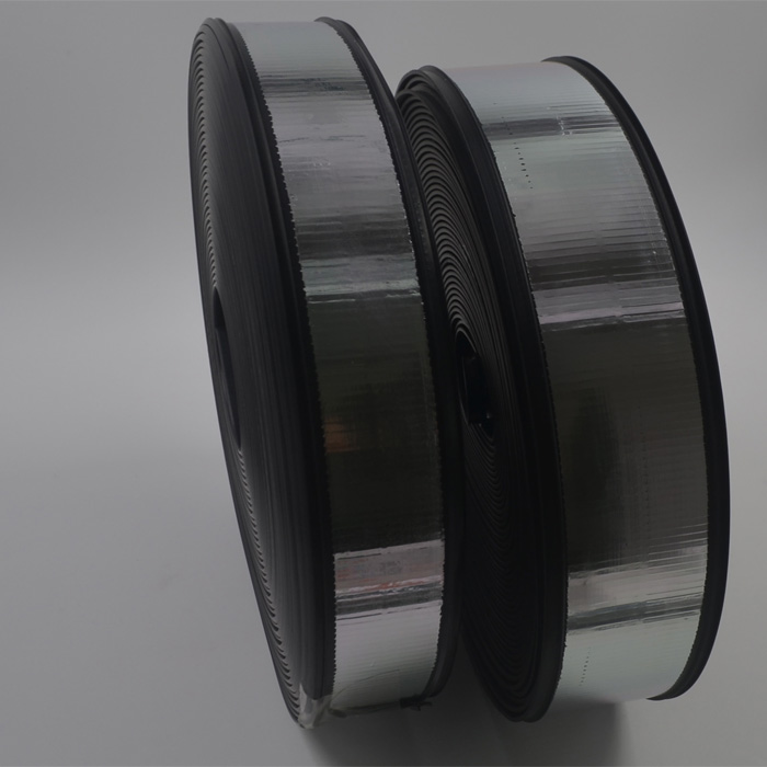 80毫米steelcord单词边缘通道字母铝线圈带涂层扁平铝卷带折叠边缘