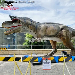 Tema parkı yapay Dino parkı gerçek boyut dinozor ekran