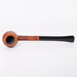 Muxiang Briar Wood Smoking Pipe Long Stem Small Mouth 3mm Filter Handmade Tobacco Pipe Set - Product Image 3