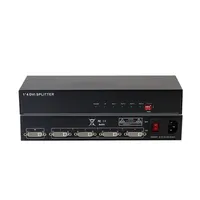 Répartiteur métallique HardrockDVI 1 entrée 4 sorties 50/60Hz, transmetteur prenant en charge la résolution 4K2K, commutateur sans fil, distance de transmission de 15 m