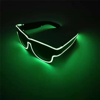 Lunettes LED Lumineuses Sans Fil Rechargeables à Lumière Froide, Monture en Plastique, Verres TAC, Modèle GX-2000, Idéales pour Boîtes de Nuit et Bars – Fournisseur Fabricant