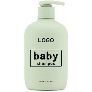 自有品牌婴儿洗发水无泪滋养舒缓有机芦荟婴儿泡沫洗发水