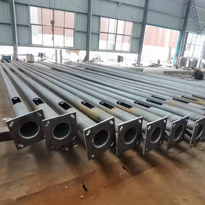 3m 4M 5M 6M 8M 10m 12M tròn thon thép cực nóng nhúng mạ kẽm đèn bài Chất lượng cao cánh tay đơn ánh sáng đường phố cực - Product Image 6