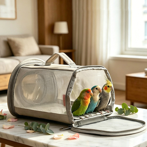 Breathable Pet Carrier <b>Backpack</b> for Lizard Hamster Parrots Guinea Pig <b>Small</b> Animals Outdoor Travel Pet Carrier <b>Backpack</b> Handbag - Product Image 6