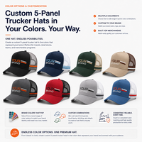 Casquette de baseball structurée en coton avec dos en maille, patch en cuir à carreaux, style trucker, décontractée pour l'extérieur, personnalisable, vente en gros