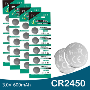 CR 2450 Lithium Coin <b>Battery</b> Child-Resistant Packaging,<b>watch</b> <b>battery</b> for keyless entry systems, remotes, glucose monitors, Toys - Product Image 1