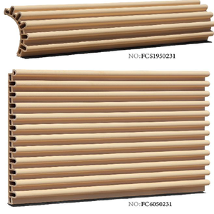 Paneles de terracota personalizados directos de fábrica, paneles exteriores huecos de grano grueso rojo para hospitales, con características impermeables e ignífugas - Product Image 2