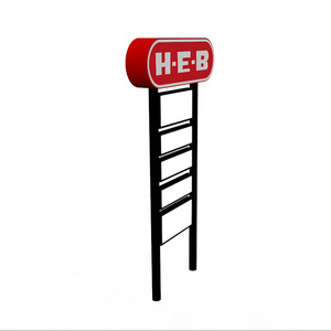 <span class=keywords><strong>Sortie</strong></span> d'usine Aluminium Design personnalisé Enseigne commerciale extérieure pour pylône Enseigne étanche pour pylône - Product Image 5