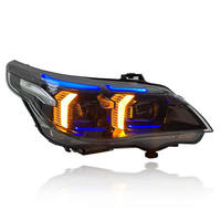 Faro Delantero LED, Iluminación Exterior, Luz Diurna, Direccional, Luz LED, Faro para BMW E60, Conjunto de Faros