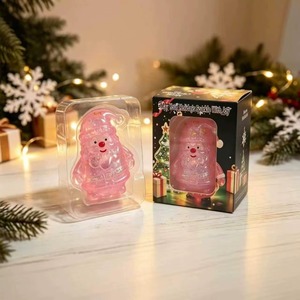 Christmas Squishy Toy <b>Gift</b> Box <b>Xmas</b> Slow Rebound Squishy Toy Stress Relief Toy <b>Novelty</b> <b>Gift</b> Souvenir for Christmas Resin Craft - Product Image 2