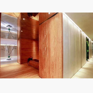 Prix de gros Pierre de revêtement mural flexible de style naturel en <span class=keywords><strong>travertin</strong></span> <span class=keywords><strong>rouge</strong></span> pour les espaces commerciaux et artistiques - Product Image 6