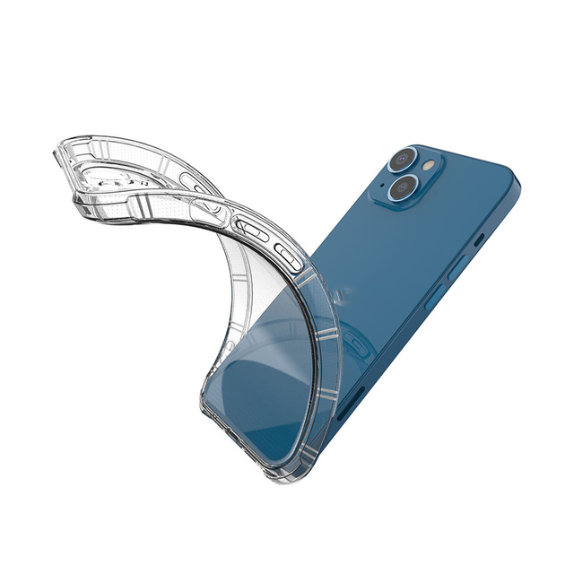 New Custom Transparent Plain Phone Case for Iphone 15 Pro Max 16 17 17 Pro Transparent TPU Soft Phone Case