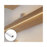 Profilé en aluminium LED à montage en surface, canal magnétique pour éclairage linéaire, pour éclairage commercial de plafond et de mur