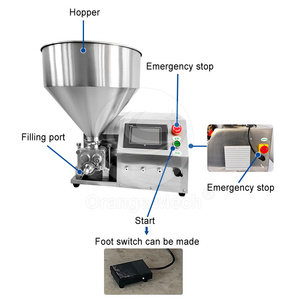 Orme Hướng dẫn sử dụng Croissant sô cô la Donut Kem depositor phun bánh dán tiêm và điền vào máy - Product Image 2