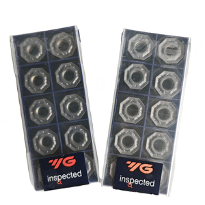 Plaquettes en carbure de tungstène YG1s ODMT060508 YG602, personnalisables OEM, pour outil de tournage externe sur tour CNC, lame de 10 mm, épaisseur de 1,5 mm - Product Image 2