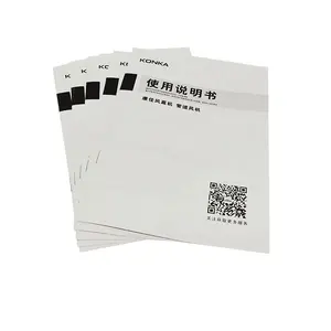 Box Printing Care Instruction Cards Manual Paper Instruction Booklet