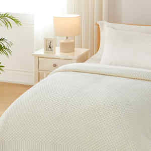 <span class=keywords><strong>Plaid</strong></span> décoratif texturé en acrylique tricoté épais vert <span class=keywords><strong>beige</strong></span> magique pour canapé – Couverture haut de gamme en <span class=keywords><strong>maille</strong></span> torsadée - Product Image 3