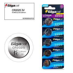 Proveedor de Fábrica de Baterías de Botón de Litio CR2025 de 3V para Llaves, Relojes, Calculadoras y Abridores de Puertas de Garaje - Product Image 6