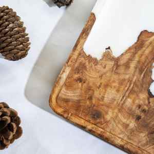 Bandejas Decorativas Recubiertas de Resina Diseñadas para Agregar un Toque Moderno a la Cocina y las Zonas de Comedor Mientras Sirven como Soporte para el Servicio Diario - Product Image 4