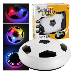 Hot Sale Indoor Air Power Training Ball Playing Football Game Hover Soccer Ball Toys With Light And Music For Kids