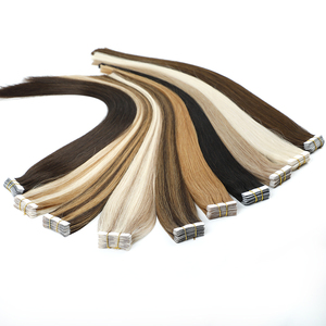 Remy Tape in Human Hair Extensions Double Drawn Tape Hair European Tape Human Hair Extensions - Product Image 2