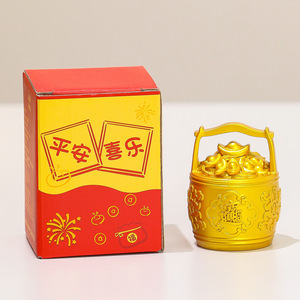 Serie Nube Auspiciosa, Recipientes Decorativos de Resina, 4 Piezas, Decoración Feng Shui para el Hogar, Sala de Estar, Regalo de Año Nuevo Chino - Product Image 4