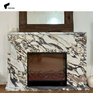 गर्म विला रहने वाले कमरे के लिए टोस्टोन शानदार प्राकृतिक कैलाटा वायला संगमरमर के पत्थर के मैटल वातावरण - Product Image 1