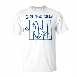 T-shirt humoristique « Got Too Silly Goose » pour les amoureux des animaux - Product Image 2