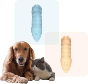 New Arrival 360 Degrees <b>Pet</b> Silicone Finger Toothbrush for Dog Cat <b>Brushing</b> Teeth <b>Pet</b> Teeth Cleaning Supplies - Product Image 3