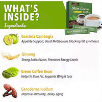 Extrait Herbal Minceur avec Ganoderma & Garcinia Cambogia |   Boisson naturelle pour la perte de poids, poudre sauvage pressée à froid, CAN 18 sachets