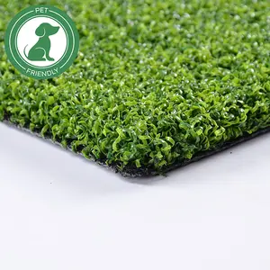 Tinggi tumpukan 13mm PE keriting biru Astro Turf untuk tenis Padel rumput buatan tahan lama rol rumput untuk olahraga dalam ruangan sepak bola