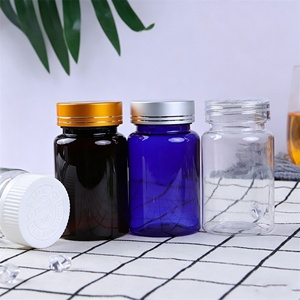 Botellas de Plástico PET PP Redondas de 60ml-200ml para Envasado de Suplementos, Vitaminas, Pastillas, Champú, Perfume, Loción, Crema con Pulverizador - Product Image 5