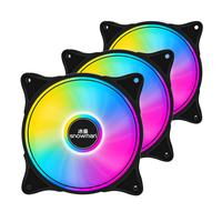 Ventilador para Caja de PC Snowman CF120 de 6 Pines y 120 mm, RGB Blanco, Silencioso (20dBA), 5V Sync, para Computadoras de Juego, Proveedor OEM al por Mayor