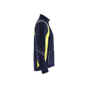 BLAKLADER - 499310108933XL Chaqueta de microforro polar Azul marino/Amarillo Hi-vis-EAN 7330509593738 ROPA DE TRABAJO DE LA HI-VIS - Product Image 4