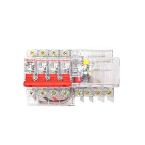 Delixi DZ47TRLE Transparent 4P 32A40A63A Three-Phase <b>Circuit</b> <b>Breaker</b> with Residual Current Protection - Product Image 1
