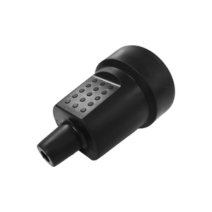 Base di messa a terra in gomma 4/4,8 mm. Nero (Industriale) - Product Image 4