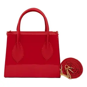 Sac bandoulière en cuir rouge Fana Layla, style vintage, à sangle unique, imperméable, pour usage quotidien - Product Image 3