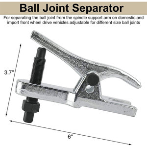 6 cái bóng Doanh tách Tie Rod End puller pitman cánh tay Remover sửa chữa phía trước công cụ tự động Bộ Kit hộp - Product Image 4
